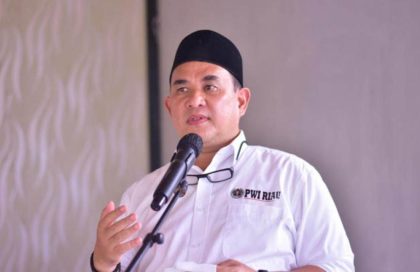 Ketua PWI, Zulmansyah Sekedang