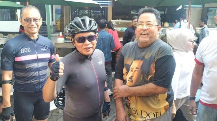 Pramono Anung gowes ketemu Rano Karno