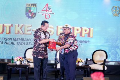 Ketua MPR RI saat menghadiri perayaan HUT ke-46 FKPPI di Jakarta pada Kamis (12/9/24)