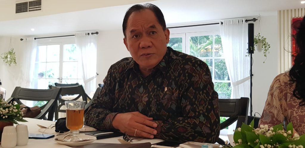 Anggota DPR RI Fraksi Partai Gerindra, Bambang Haryo Soekartono dalam sebuah pertemuan dengan Himpunan Media Senayan Jatim di Jakarta pada Selasa (5/11/2024)