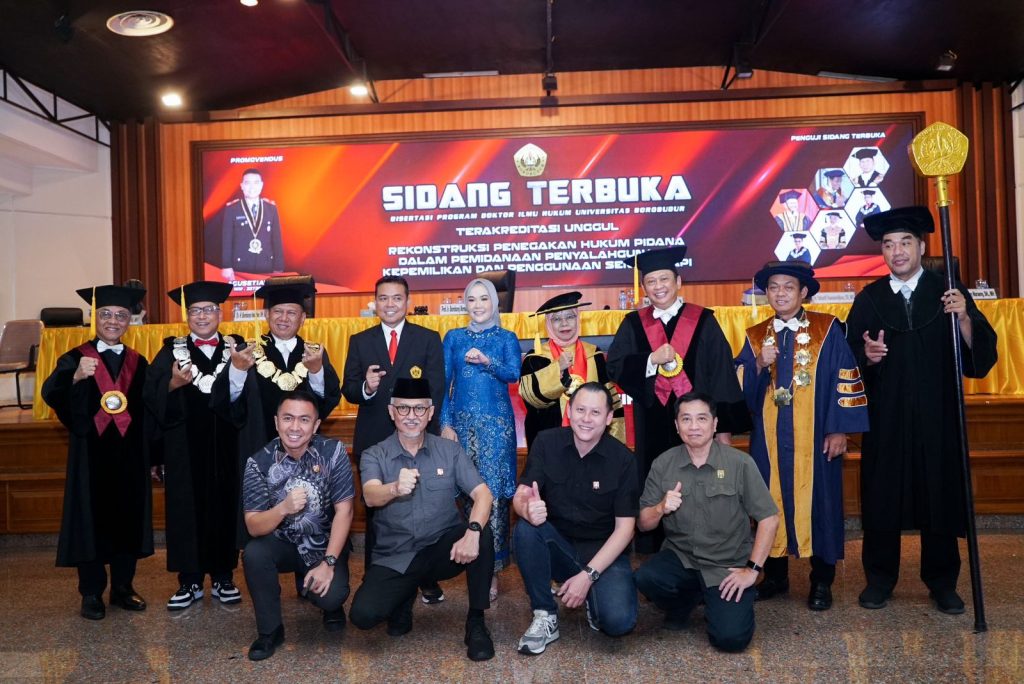 Bamsoet dalam Sidang Terbuka Promosi Doktor Ilmu Hukum di Universitas Borobudur, Jakarta, Selasa (19/11/2024) kemarin.