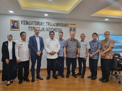 Kunjungan Vice President Director PT Mitsubishi Corporation Trading Indonesia, Shujiro Nishida, beserta tim, ke Wakil Menteri Transmigrasi Viva Yoga Mauladi di Jakarta, Selasa (3/12/2024)