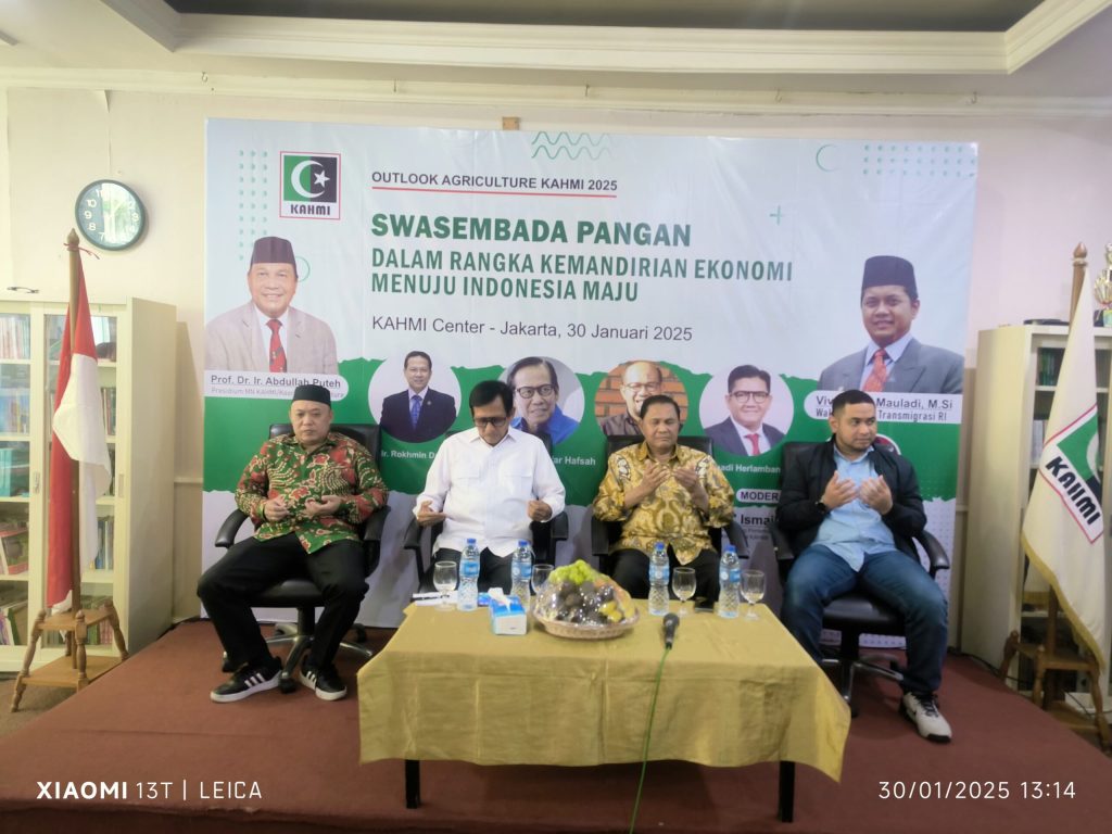 Outlook Agriculture KAHMI 2025 yang digelar Sekretariat KAHMI di Jalan Turi Jakarta pada Kamis (30/1/2025).