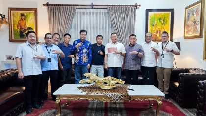 Bamsoet saat menerima Dirut Jakpro Iwan Takwin di Jakarta, Jumat (28/3/25).