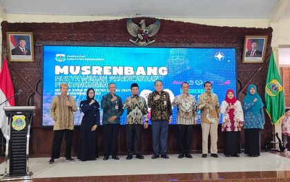Musyawarah Perencanaan Pembangunan (Musrenbang) Rencana Kerja Pemerintah Daerah (RKPD) 2026 di Pendopo Raden Bagus Assara, Kamis (27/3/2026).