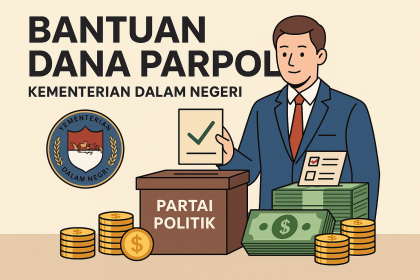 Ilustrasi bantuan dana parpol