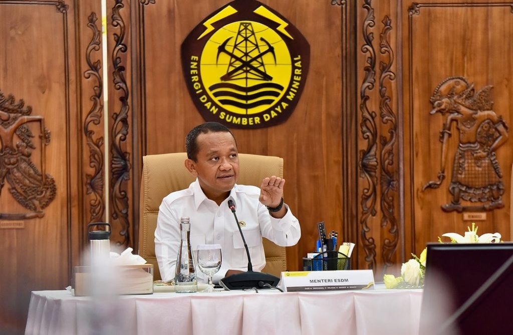 Menteri ESDM Bahlil Lahadalia.