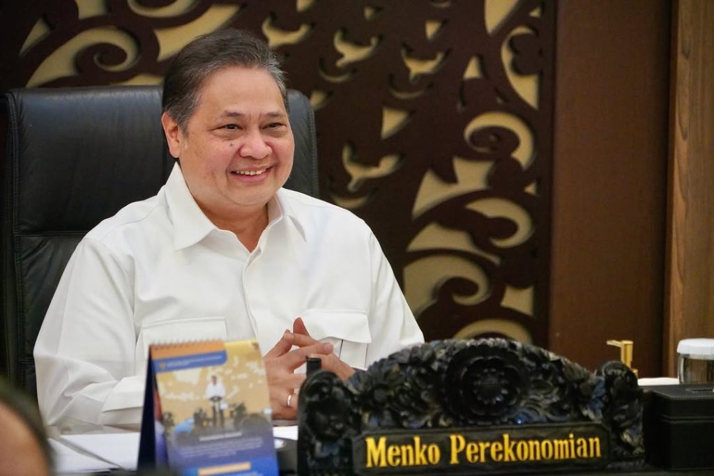 Menko Perekonomian Airlangga Hartarto. Sumber foto : instagram @airlanggahartarto_official.