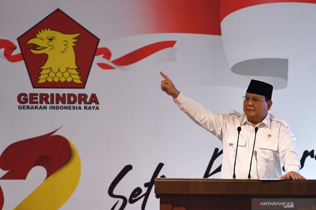 Ketua Umum Partai Gerindra, Prabowo Subianto. Sumber foto : ANTARA.