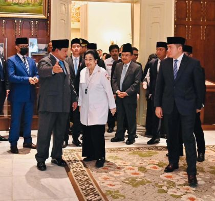 Presiden Prabowo Subianto memimpin Upacara Peringatan Hari Lahir Pancasila Tahun 2025, yang berlangsung di Gedung Pancasila, Jakarta, Senin (2-6-2025).