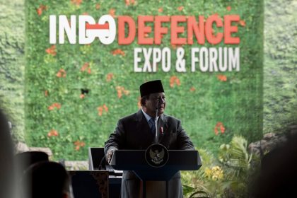 Presiden secara resmi membuka Indo Defence Expo and Forum 2025, di Jakarta, Rabu (11/06/2025). Sumber foto : instagram Presiden Republik Indonesia.