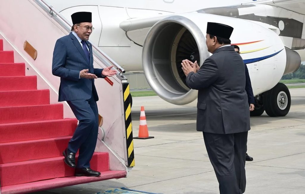 Presiden Prabowo saat menerima PM Malaysia, Anwar Ibrahim di Jakarta, Jum'at (27/06/2025). Sumber foto : Sekretaris Kabinet.