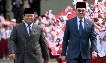 Presiden Prabowo dan PM Malaysia, Anwar Ibrahim.