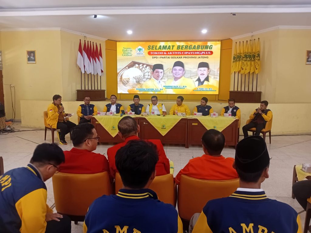 Silaturahmi dan Roadshow DPP AMPI Menjemput Aktivis Log In Partai Golkar ke DPD I Partai Golkar Jawa Tengah, Sabtu (2/8/2025).