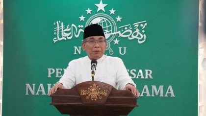 Ketua Umum PBNU KH. Yahya Cholil Staquf