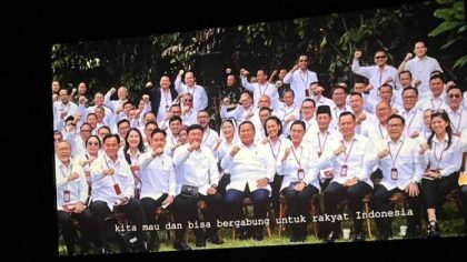 Tayangan video Prabowo di Bioskop