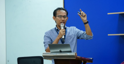 Peneliti studi pembangunan Fandi Ahmad