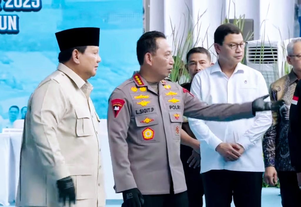 Presiden Prabowo, Kapolri Listo Sigit dan Kepala BPOM Dr Taruna Ikrar