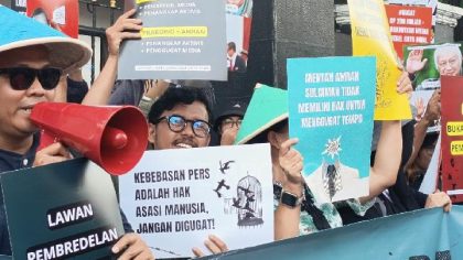 Demonstrasi AJI
