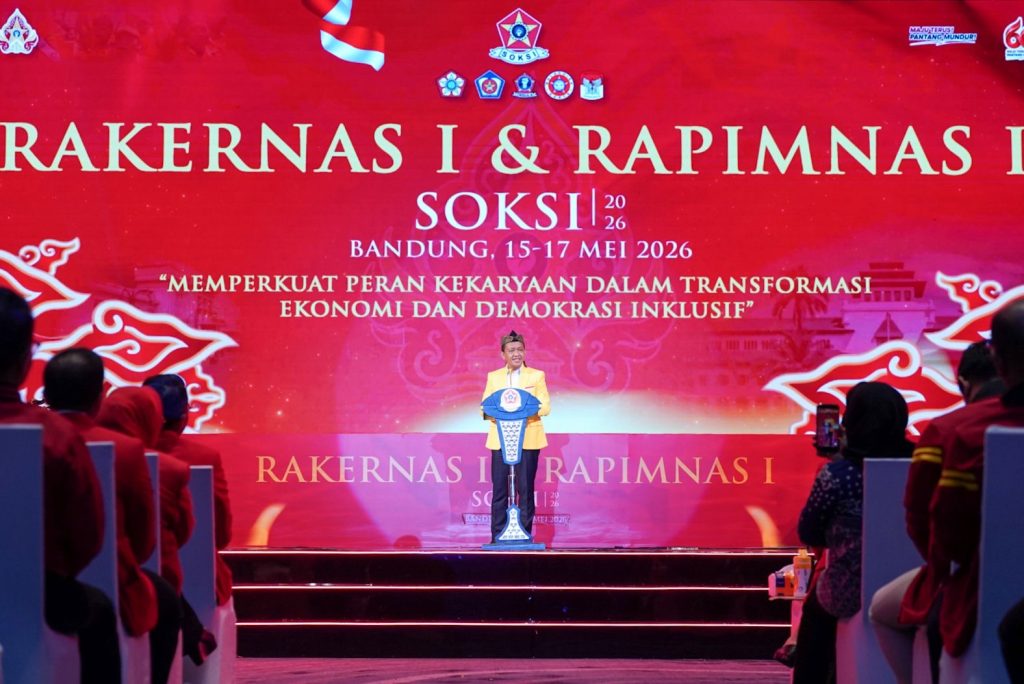 SOKSI Resmi Tutup Rapimnas, Dorong Bahlil Kembali Pimpin Golkar